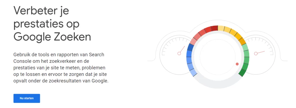 Google Search Console voorbeeld